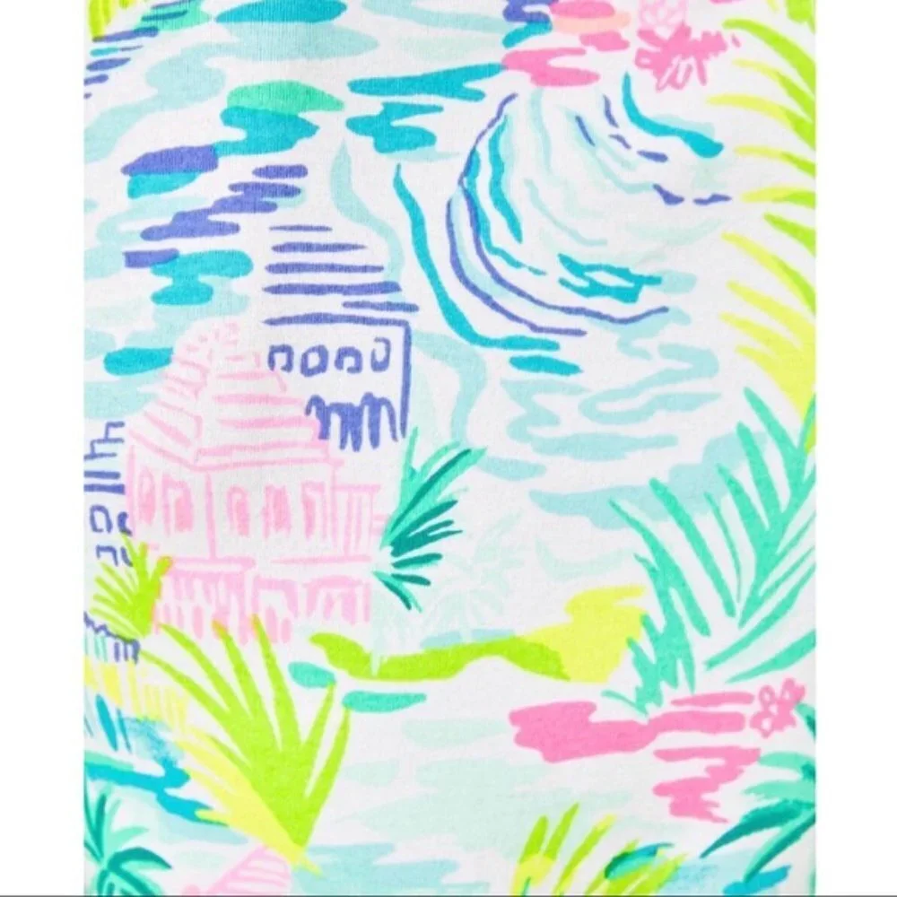 NWT Lilly Pulizter Halee Top Multi Private Island